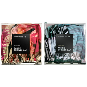 fabric lined shower cap